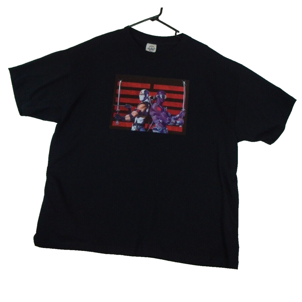 G.I. Joe issue #46 comic cover shirt Snake‎ Eyes and Storm Shadow size small (S)